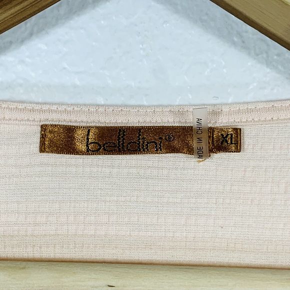 Belldini Peachy Ruched Dolman Sleeved Blouse Size Large Women’s - Picture 10 of 11